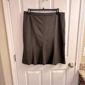 TALL LOFT Brown A-line Skirt 16 Tall